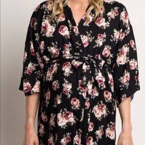 Floral Maternity Robe